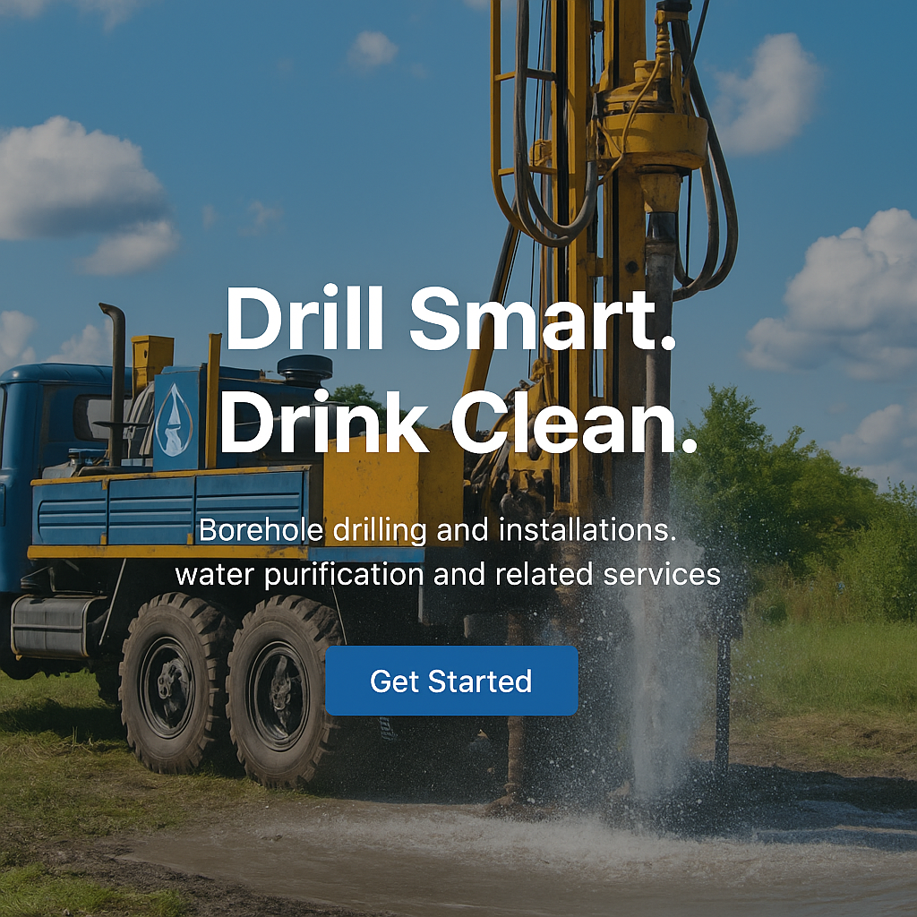 our borehole truck at work